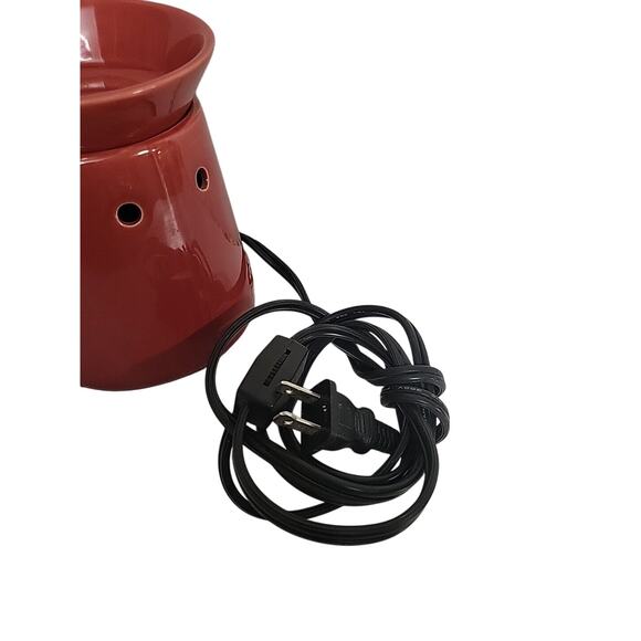 Scentsy Wax Warmer Tribeca Mid Size Retired Brick Red Color - Picture 6 of 6